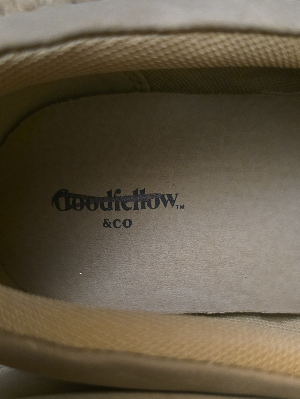 New Goodfellow Men’s Size 12 Slip-On Loafers in Light Taupe - Picture 6 of 6